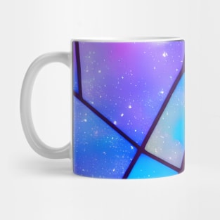 Window to the universe - Stained Glass Abstract Design Mug